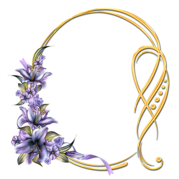 Цветочная виньетка