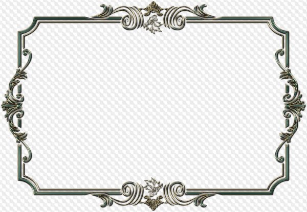 Векторные рамки для фотошопа на прозрачном фоне