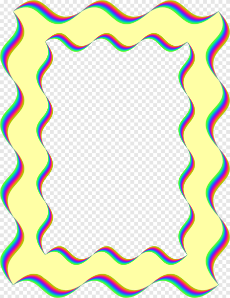 Волнистая фоторамка