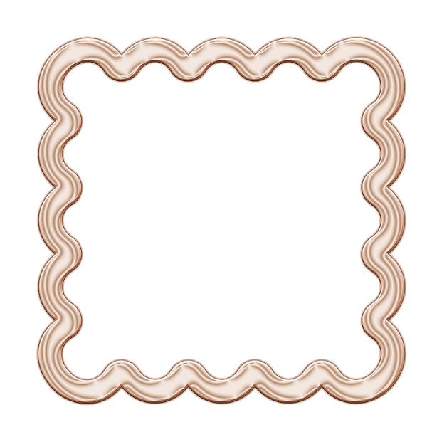 Простая фигурная рамка