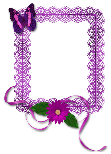 Фиолетовая рамка
