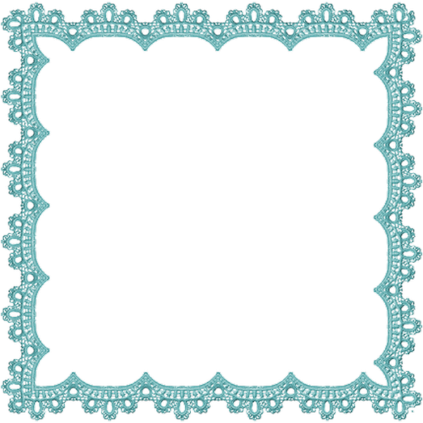 Бирюзовые детские рамки