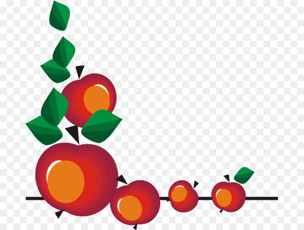 Рамочка с яблоками