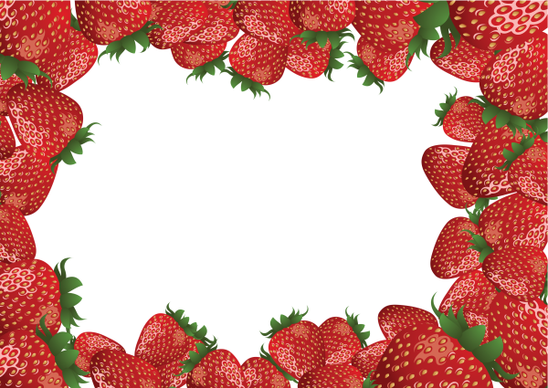 Рамка клубника