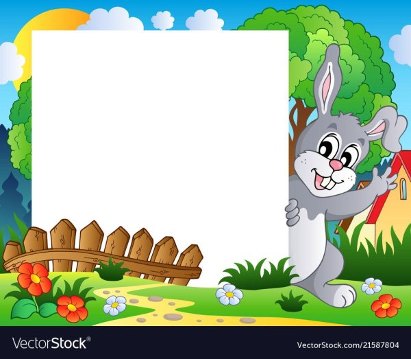 Рамки для детского сада Зайчата