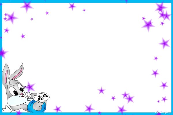 Рамка для текста детская для детского сада с зайчатами