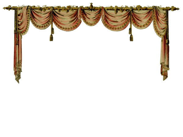 Клипарт шторы на прозрачном фоне