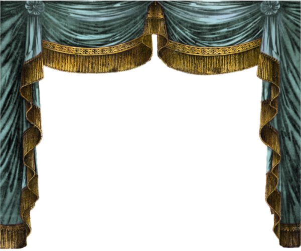 Рамка театральный занавес