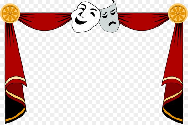 Рамка театральные маски