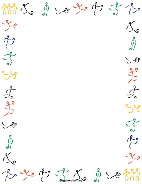 Спортивные рамки для оформления