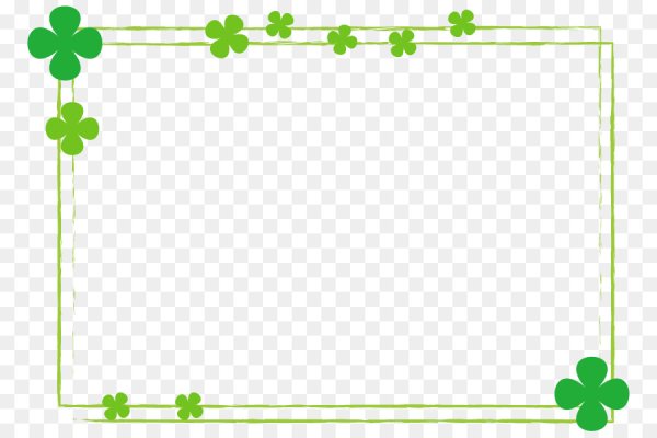 Простая зеленая рамка