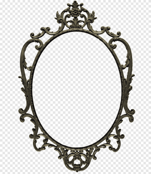 Винтажная овальная рамка
