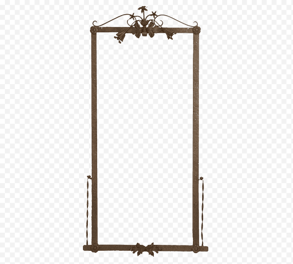 Рамка зеркало на прозрачном фоне