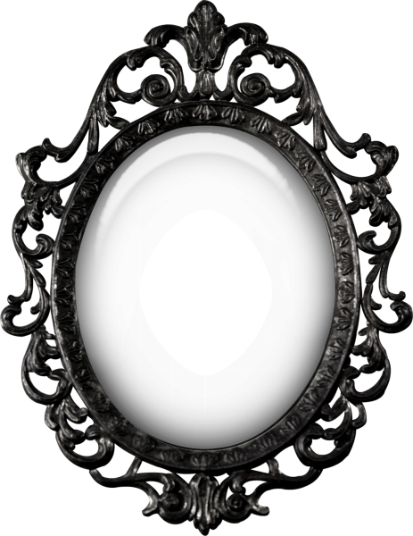 Зеркало на прозрачном фоне