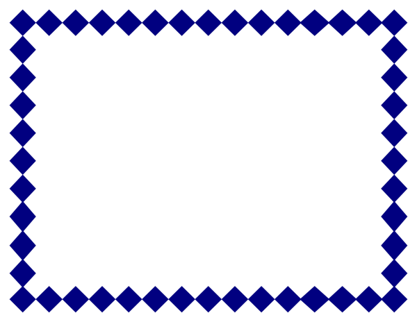 Рамка сине голубая