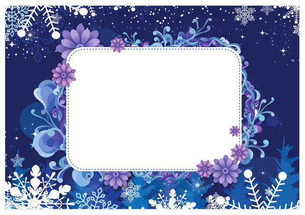 Фоторамки зима