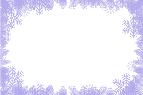 Рамка снежинки