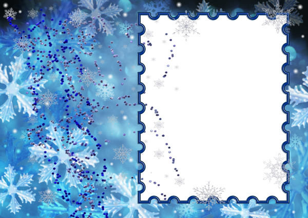 Зимняя рамка