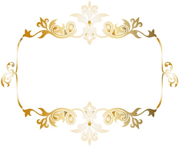 Векторная Золотая рамка