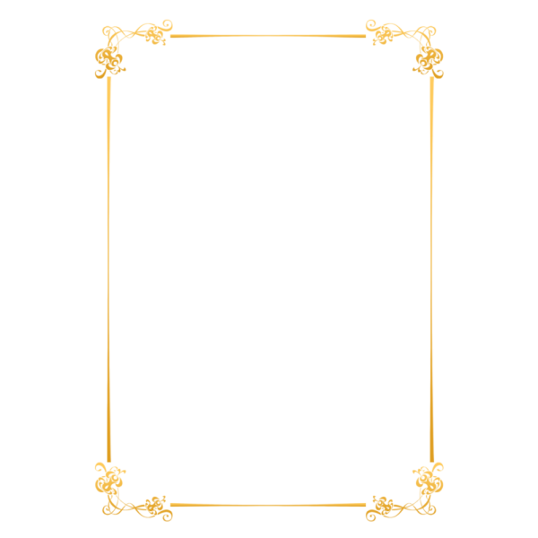 Тонкая золотистая рамка
