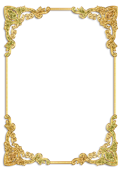 Красивые золотые рамки для фотошопа
