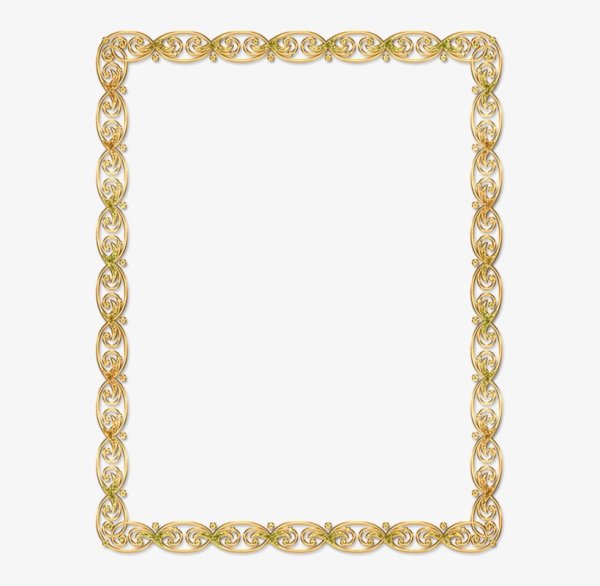 Рамка золото