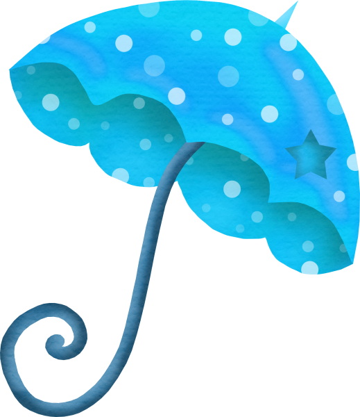 Голубой для детей на прозрачном фоне