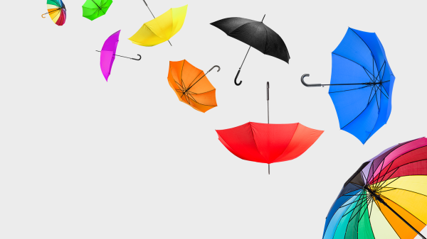 Фон для презентации зонтики
