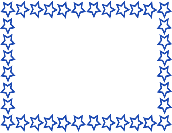 Рамка из звездочек