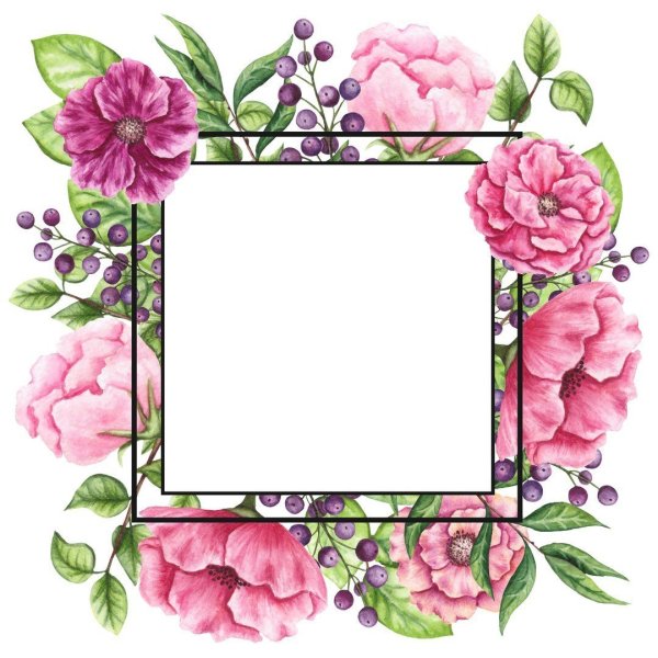 Акварельная рамка