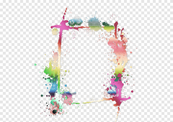 Рамка из красок