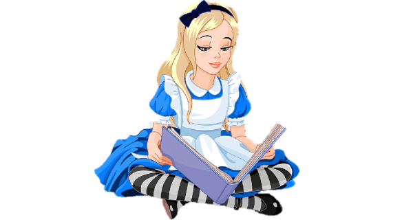 Алиса в стране чудес клипарт