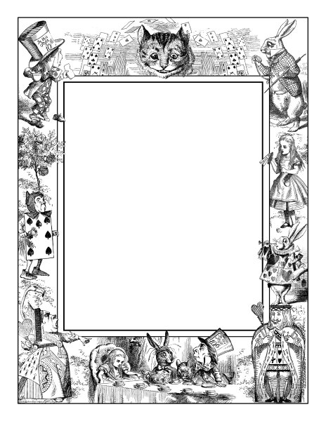 Рамка Алиса в стране чудес