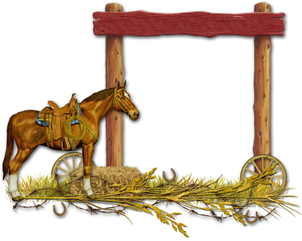 Фоторамка с лошадкой