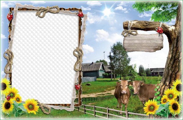Рамка день деревни