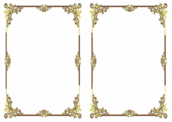 Рамки для текста красивые официальные