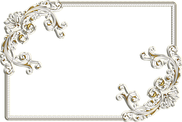 Рамка для визитки на прозрачном фоне