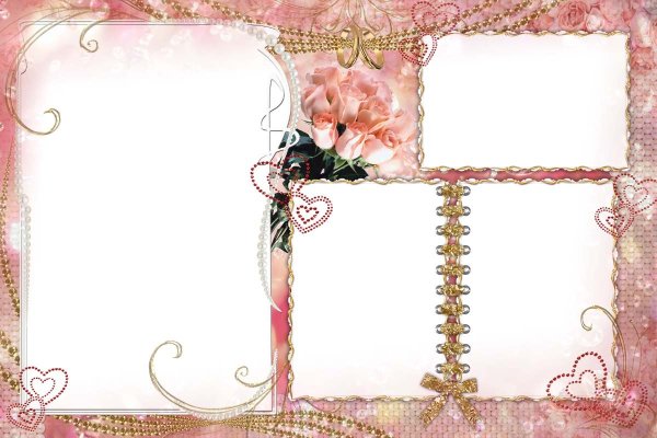 Рамки для свадебного коллажа