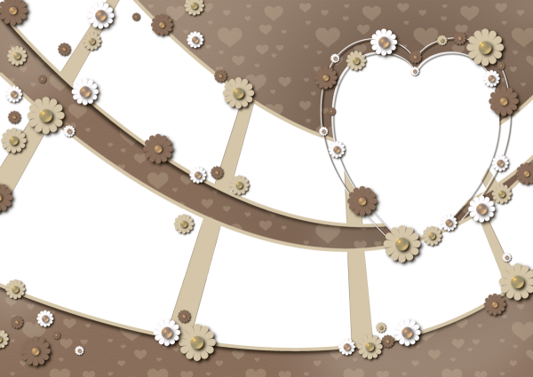 Стильная рамка для коллажа