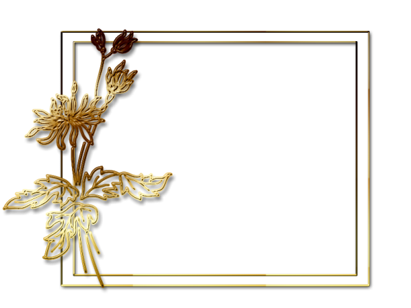 Рамка для открытки строгая