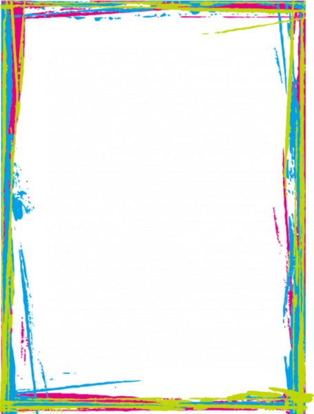 Цветная рамка для фотошопа