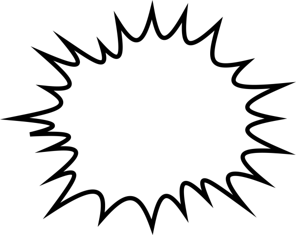 Взрыв контур