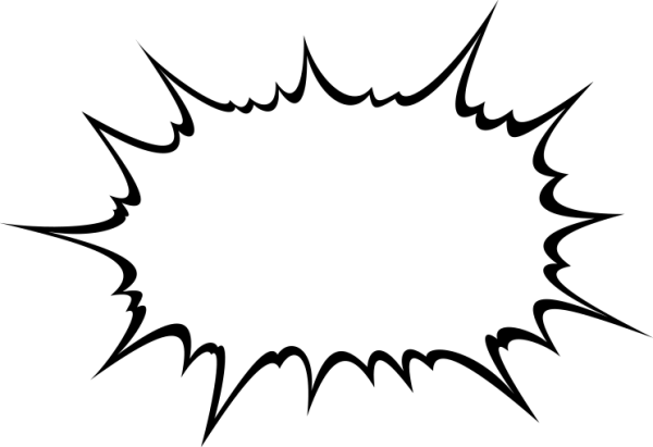 Рамочка для текста комикс