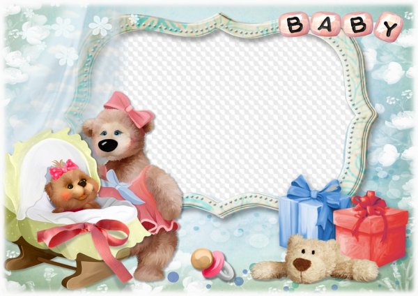 Рамки для новорожденных для фотошопа