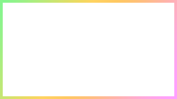 Радужная рамка на прозрачном фоне