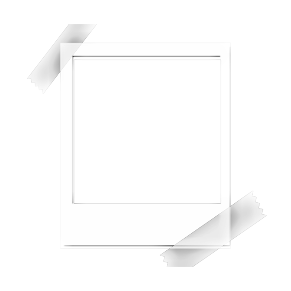 Полароидные рамки на прозрачном фоне