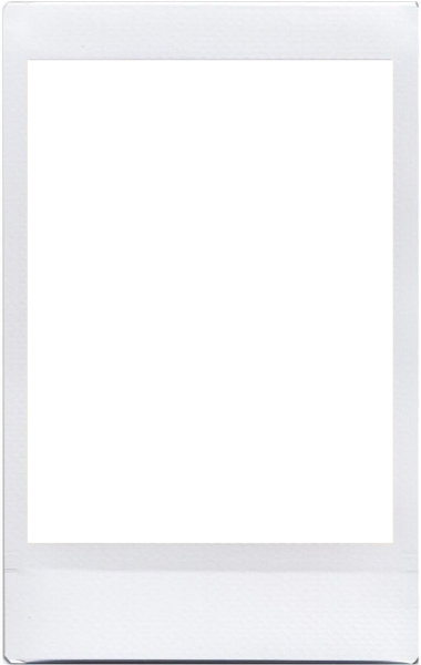 Белая рамка полароид для фотошопа