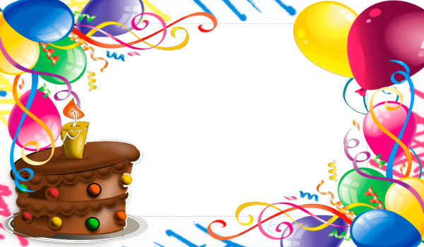 Фон для приглашения на день рождения