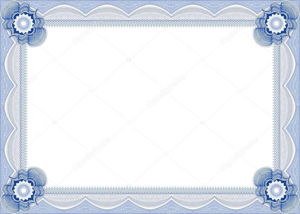 Фон для сертификата горизонтальный