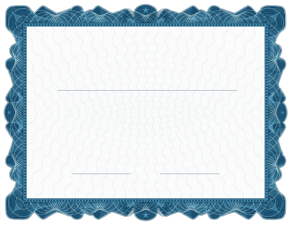 Рамка для сертификата
